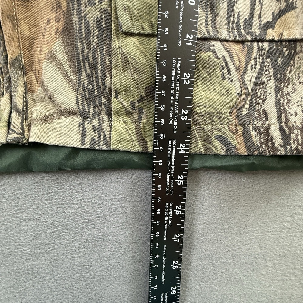 Vintage Ozark Trail Hunting Vest Men's Large Camo Pockets with Game Bag Full Zip - Picture 5 of 6